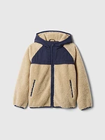 Kids Sherpa Hooded Jacket