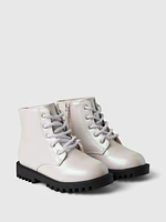 babyGap Metallic Lace-Up Boots