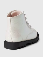 babyGap Metallic Lace-Up Boots