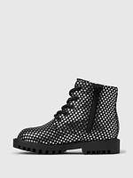 babyGap Metallic Lace-Up Boots