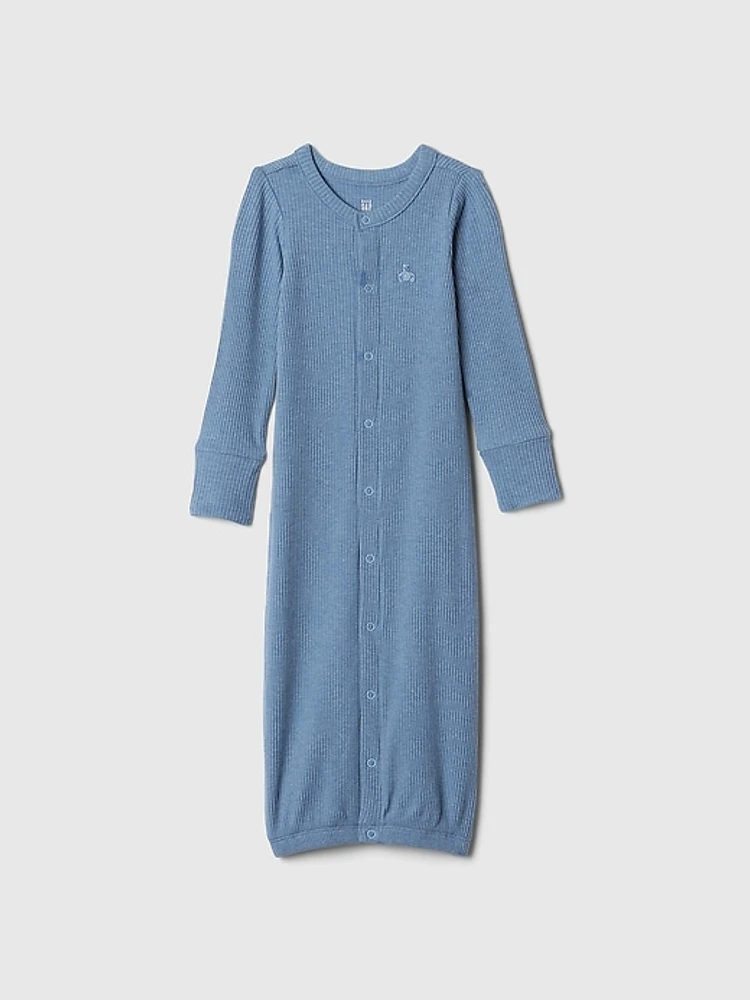 Baby Rib Convertible Sleep Gown