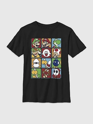 Kids Nintendo Character Box Up Graphic Tee