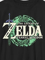 Kids Nintendo Zelda Tears of The Kingdom Logo Graphic Tee