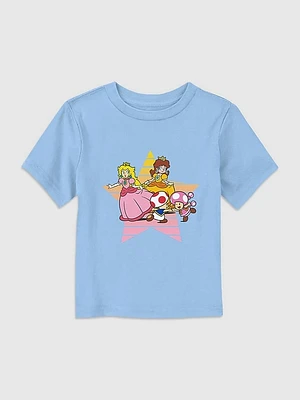 Toddler Nintendo Princesses Peach and Daisy Graphic Tee