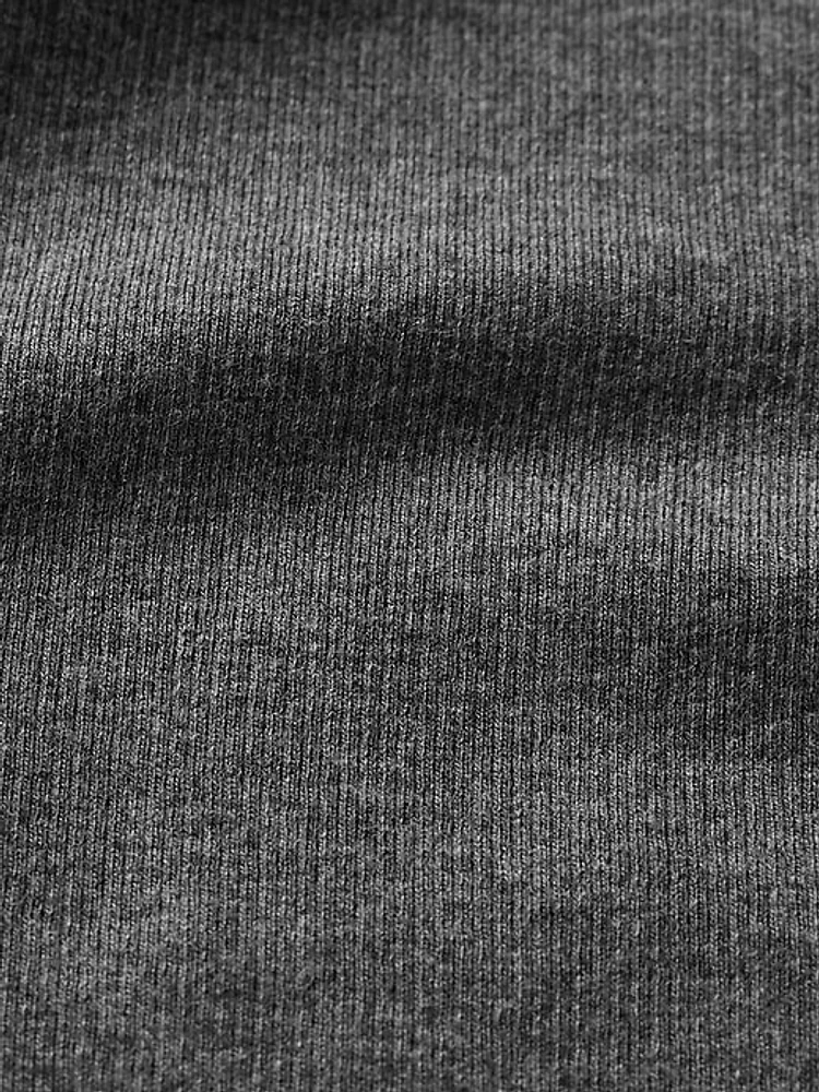 Modern Rib Funnel-Neck T-Shirt