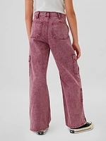 Kids Low Rise Stride Wide-Leg Jeans