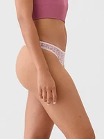 Organic Stretch Cotton Thong