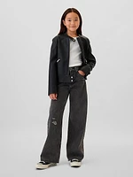 Kids Low Rise Stride Wide-Leg Jeans