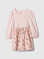 babyGap 2-in-1 Puff Sleeve Skater Dress