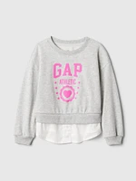 babyGap Vintage Soft Layered Logo Sweatshirt