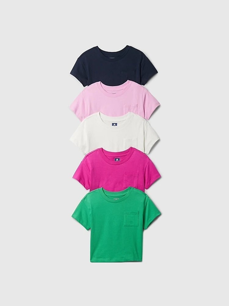 babyGap Organic Cotton Mix and Match Pocket T-Shirt (5-Pack)