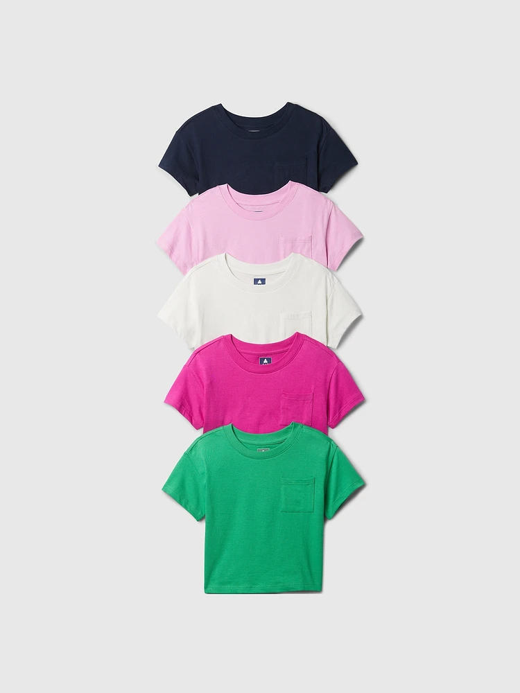 babyGap Organic Cotton Mix and Match Pocket T-Shirt (5-Pack