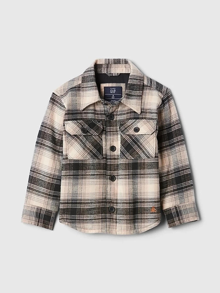 babyGap Organic Cotton Flannel Shirt Jacket