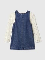 babyGap Denim Jumper Outfit Set