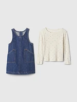 babyGap Denim Jumper Outfit Set