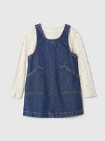 babyGap Denim Jumper Outfit Set