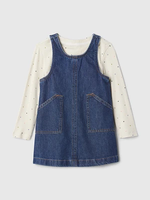 babyGap Denim Jumper Outfit Set