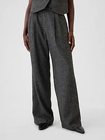 365 High Rise Brushed Twill Pleated Trousers