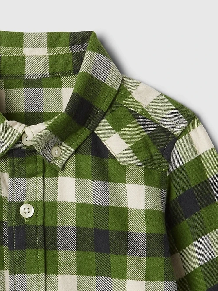 Baby & Toddler Organic Cotton Flannel Shirt