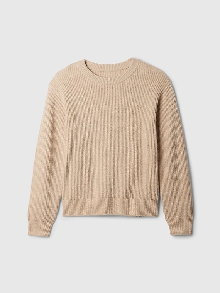 CashSoft Rib Crewneck Sweater