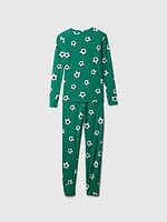 Kids Organic Cotton Henley PJ Set