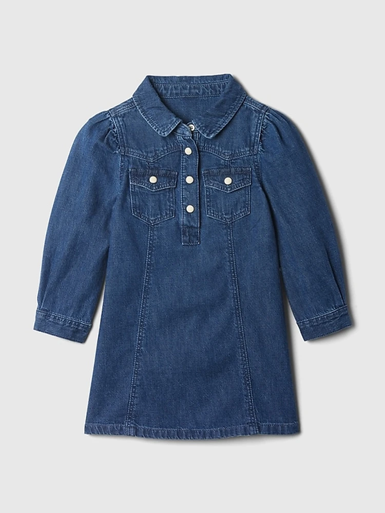 babyGap Western Denim Shirtdress