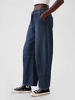 Mid Rise Easy Horseshoe Jeans