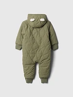 Baby Quilted Sherpa One-Piece