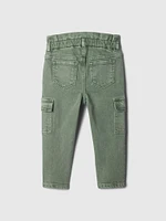 Baby & Toddler Just Like Mom Ruffle Cargo Jeans