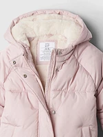 babyGap Recycled Heavyweight Sherpa-Lined PrimaLoft® Puffer Jacket