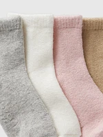 babyGap CashSoft Quarter Crew Socks (4-Pack)