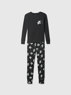 Gap × Disney Organic Brushed Cotton Mickey Mouse PJ Set