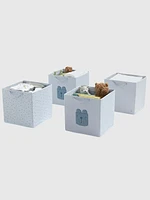 babyGap 4 Pack Brannan Bear Fabric Storage Bins with Handles