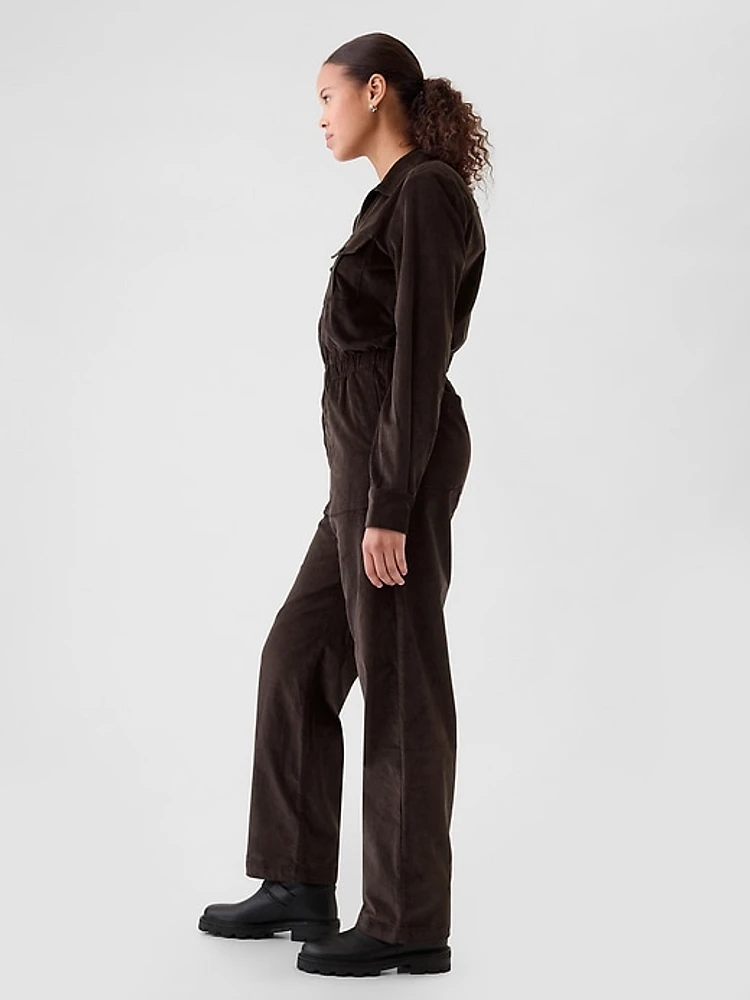 Corduroy Utility Jumpsuit