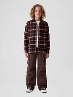 Kids Organic Cotton Flannel Shirt