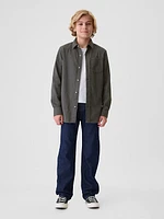 Kids Organic Cotton Flannel Shirt