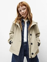 Kids Anorak Trench Coat