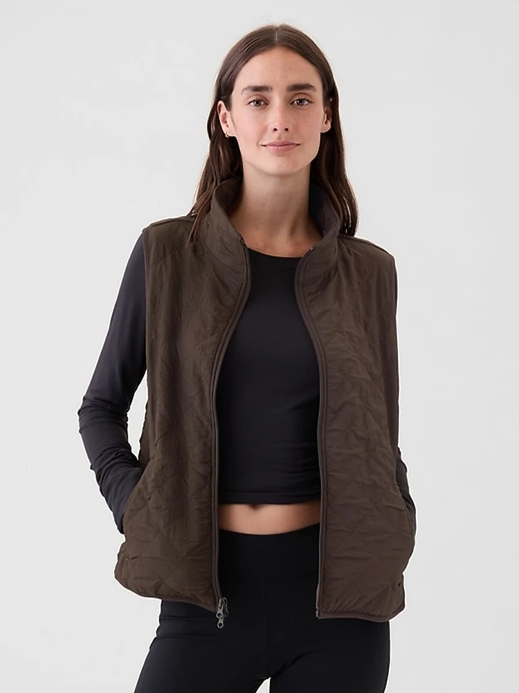 GapFit Quilted Vest