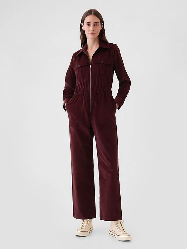 Corduroy Utility Jumpsuit