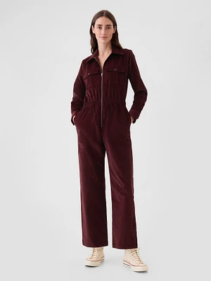Corduroy Utility Jumpsuit