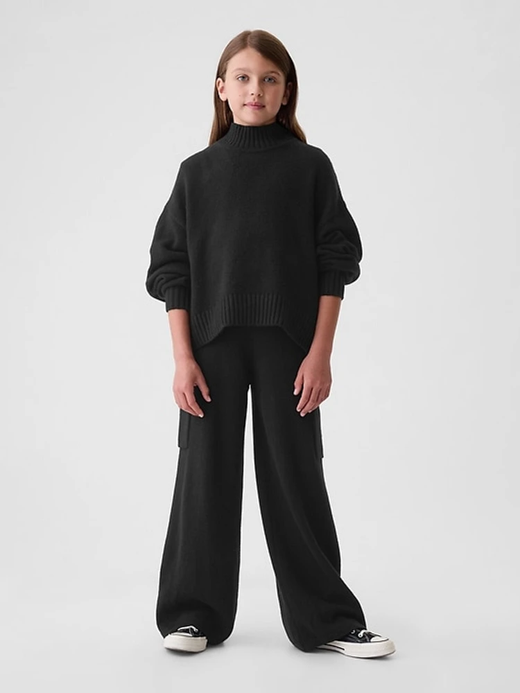 Kids CashSoft Cargo Sweater Pants