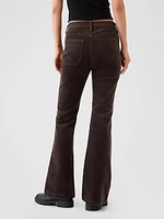 High Rise Corduroy '70s Flare Pants