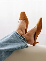 Classy Heeled Mule