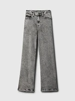 High Rise Stride Wide-Leg Cargo Jeans