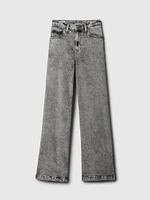 High Rise Stride Seamed Wide-Leg Jeans