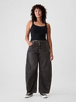 High Rise Horseshoe Jeans