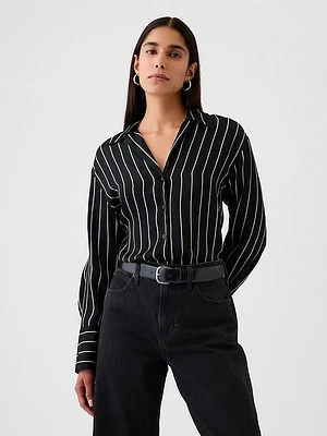 Satin Relaxed Shirt