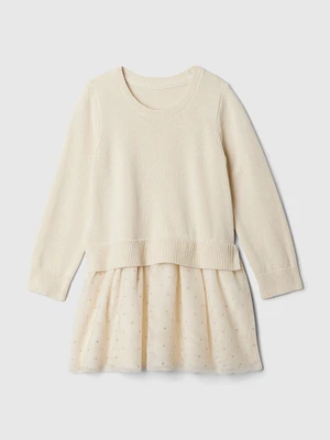 babyGap 2-in-1 Sweater Tulle Dress