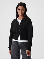 Kids CashSoft Cropped Cardigan