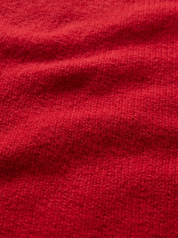 Kids CashSoft Oversized Mockneck Sweater